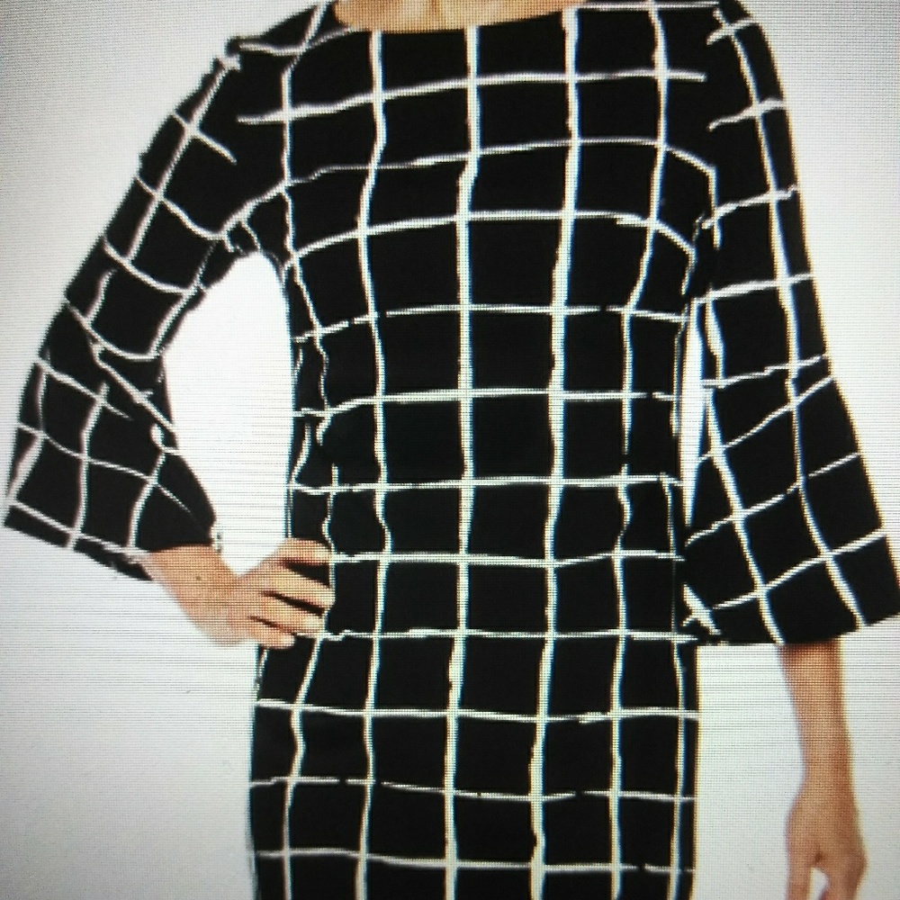 Liz Claiborne Black White dress